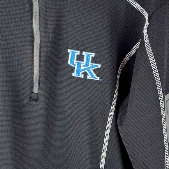 Ping Black University of Kentucky Quarter Zip Pullover w/ Blue Embroidered Logo - Picture 2 of 8